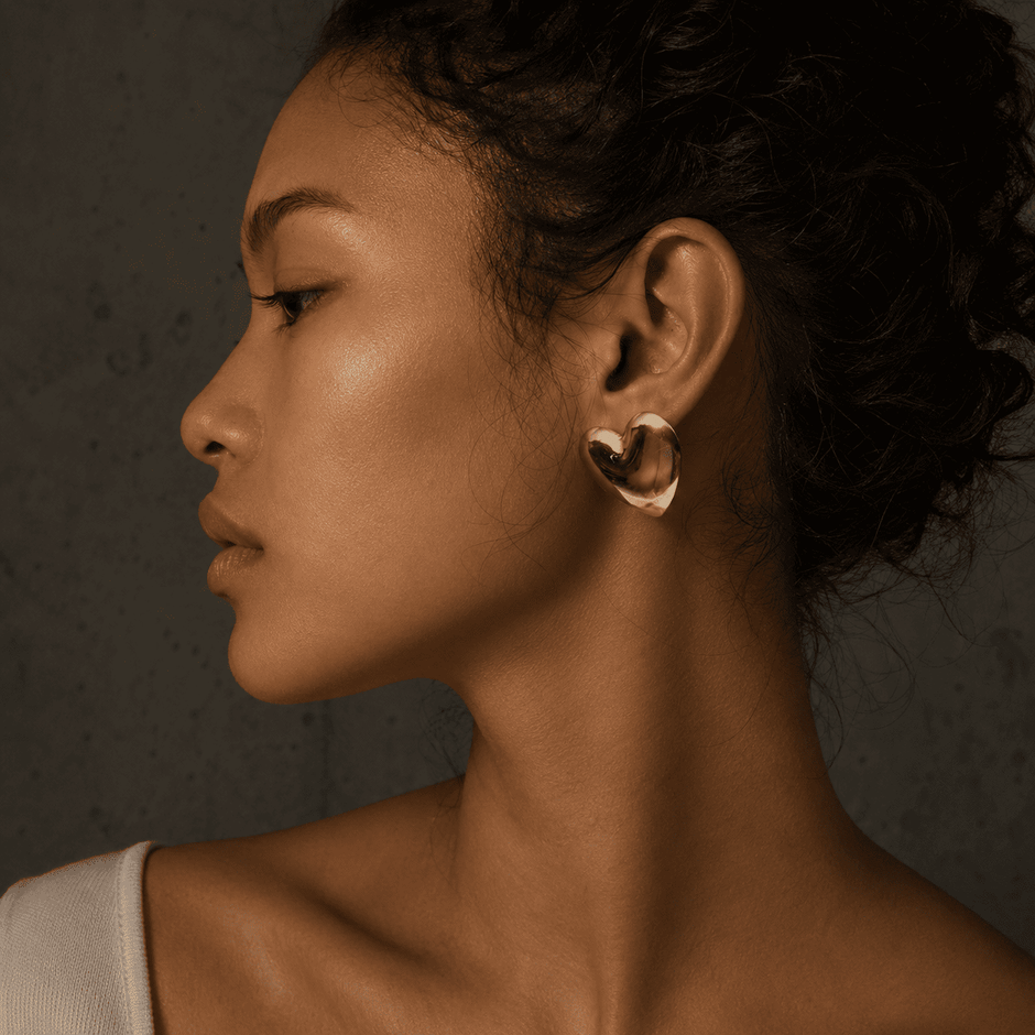 SIP HEART EARRINGS