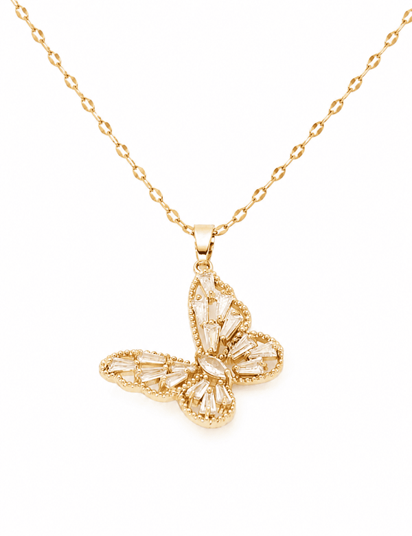 SIP BUTTERFLY NECKLACE