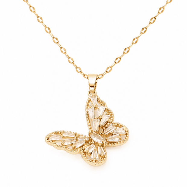 SIP BUTTERFLY NECKLACE