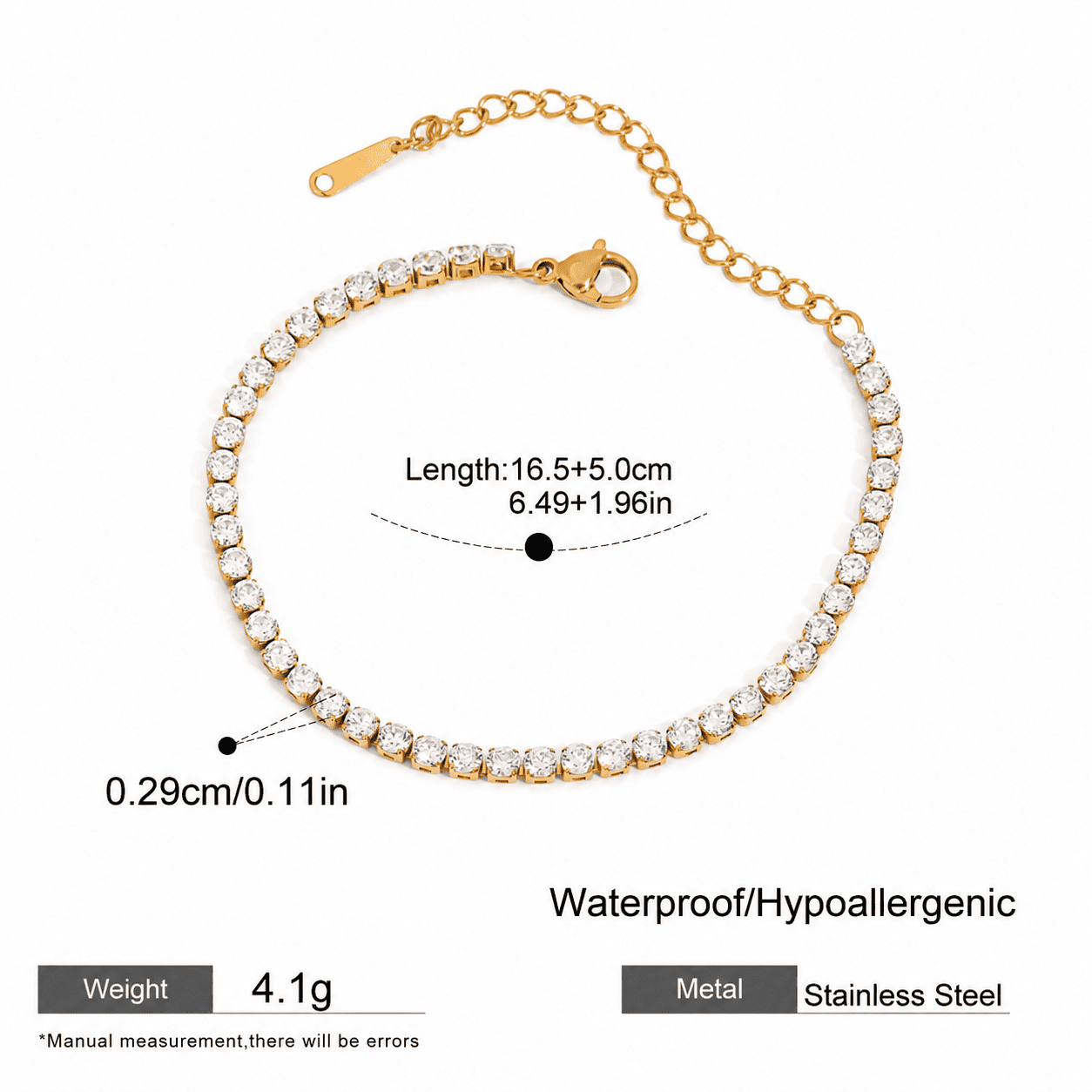 SIP TENNIS BRACELET