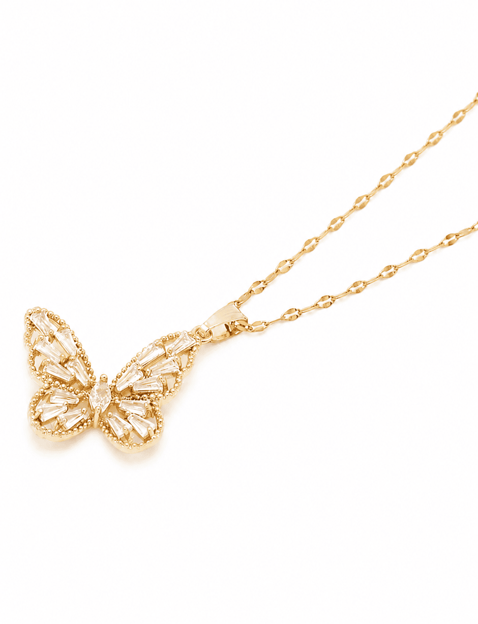 SIP BUTTERFLY NECKLACE