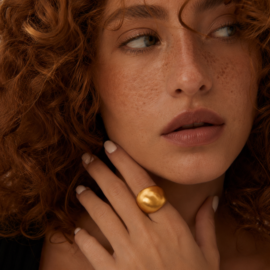SIP RAW GOLD RING
