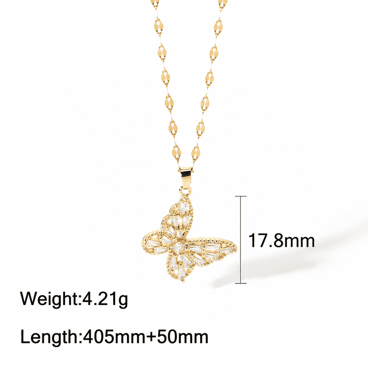SIP BUTTERFLY NECKLACE