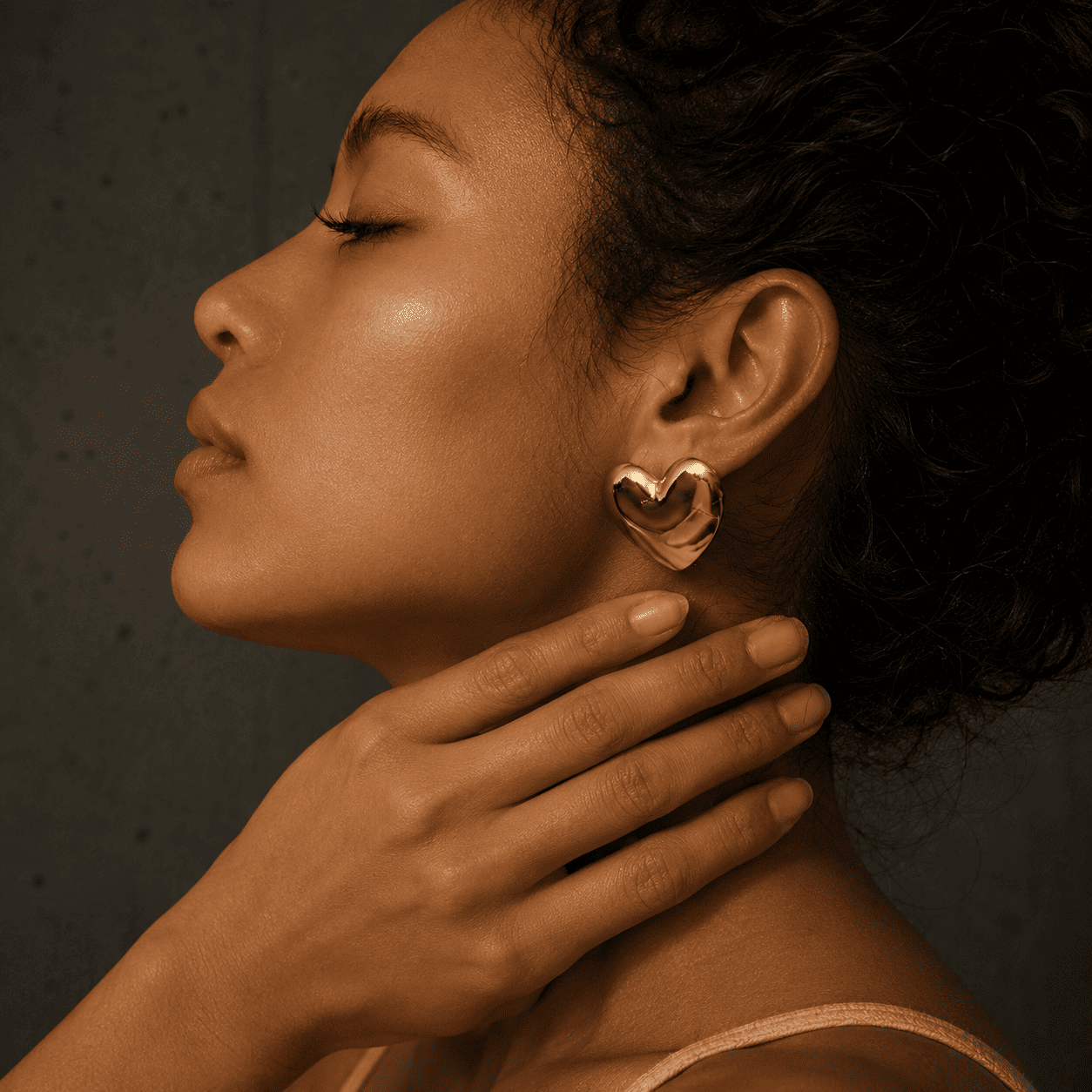 SIP HEART EARRINGS