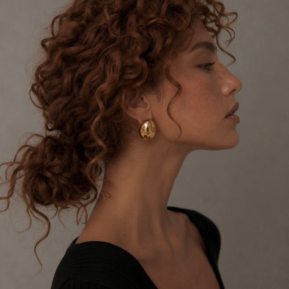 SIP BEAN  EARRINGS