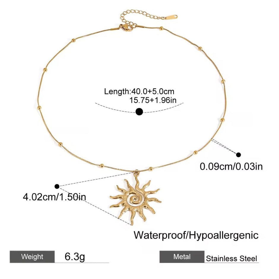 SIP SUN NECKLACE
